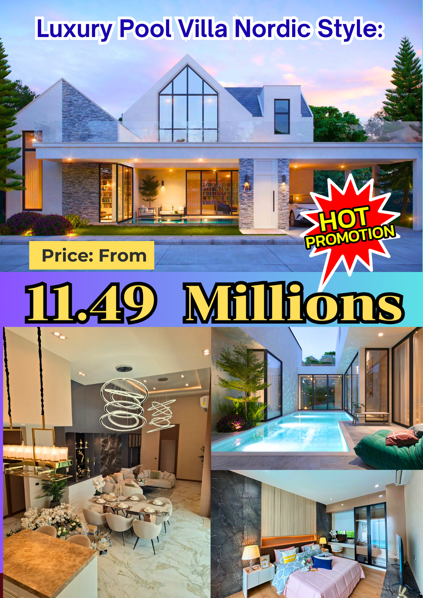 Exclusive pool villa living