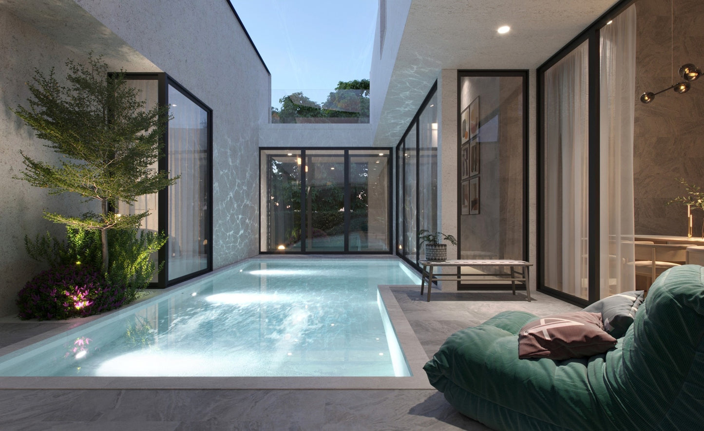 Exclusive pool villa living